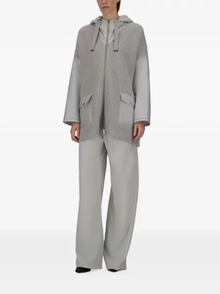 Cardigan Herno tricotate gri