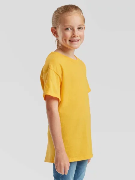 Tricou copii Fruit Of The Loom galben