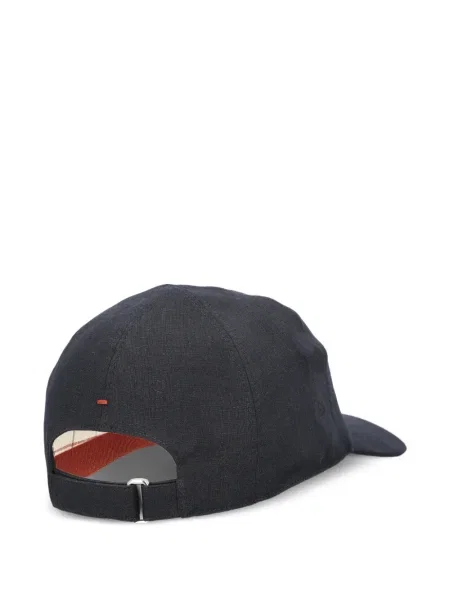 Șapcă Loro Piana cu broderie negru