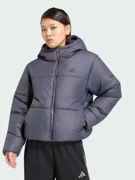 Зимова куртка adidas Adidas Essentials перероблений сірий