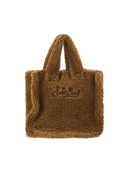 Torebka Mc2 Saint Barth typu teddy brązowa