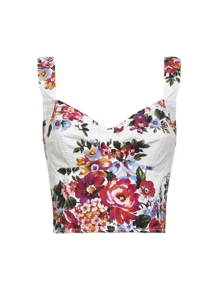 Top Dolce And Gabbana z gorsetem