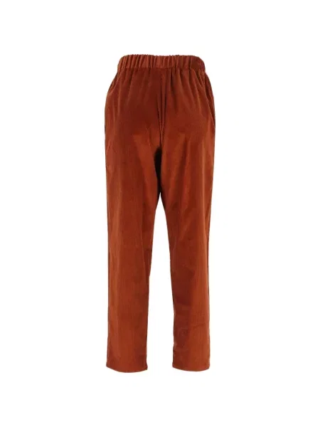 Pantaloni Dusan de catifea cord conici maro
