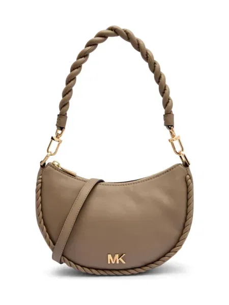 Michael Kors De piele geantă pe umăr Kyla Small gri