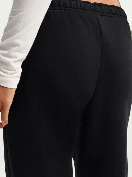 Női nadrág Nike Studio Fleece total black/sail. Méret: XS fekete