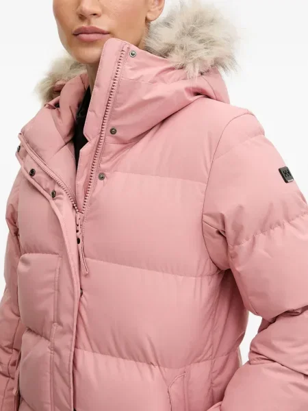 Geacă parka Helly Hansen cu glugă roz