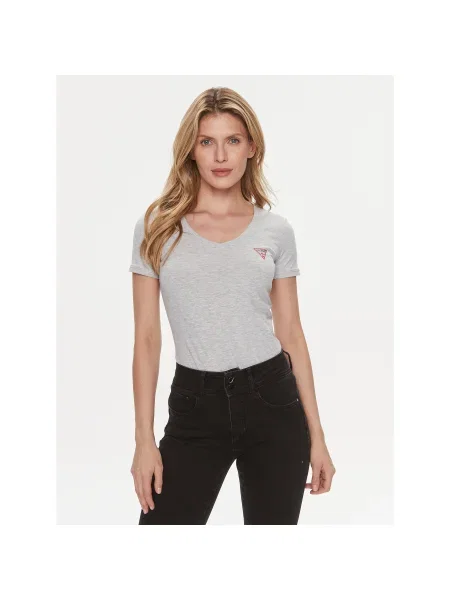 Guess Póló Slim Fit szürke