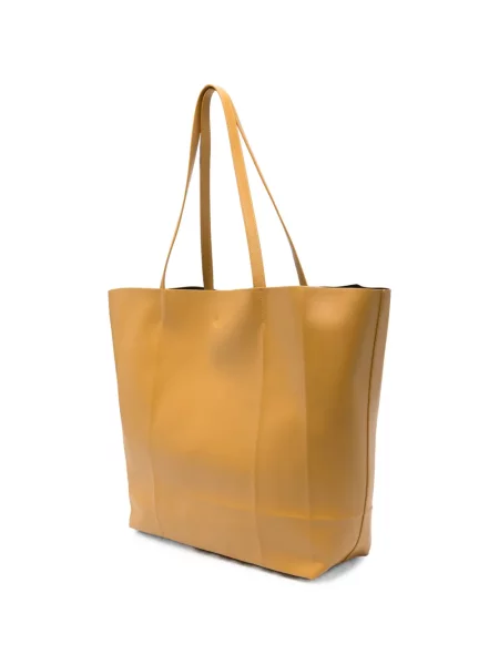 Geantă shopper Toteme din piele galben