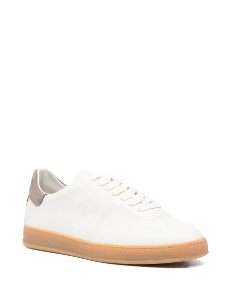 Sneakerși Tagliatore din piele alb