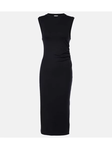 Rochie midi Vince fără mâneci până la genunchi de costum bej