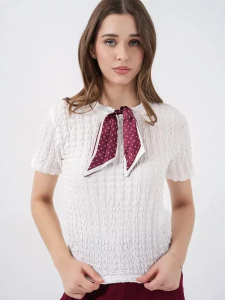 Bigdart Bluza bordo bela