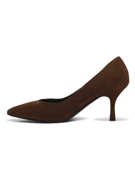 Pantofi Angelina Folies maro