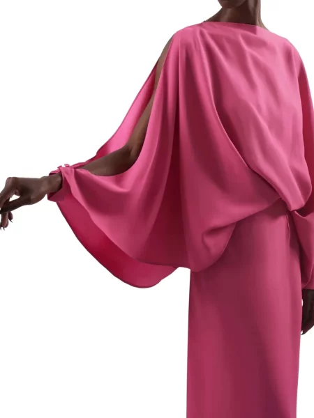 Rochie maxi Taller Marmo de costum roz