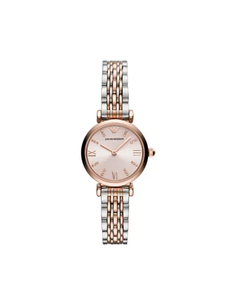 Emporio Armani Analogové hodinky růžově / stříbrná zlatá