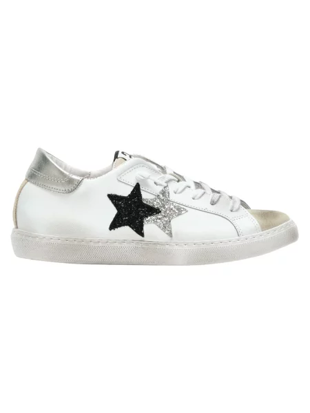 Sneakersy 2star skórzane białe