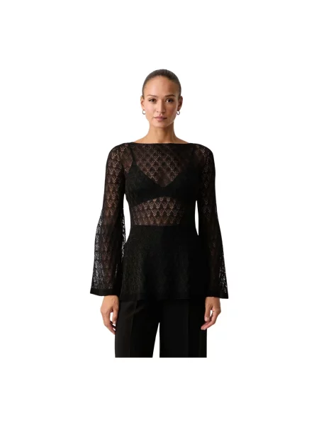 Sweter Twinset czarny