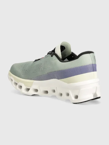 Női futócipő On Running Cloudmonster 2 mineal/aloe. Méret: 37 EU zöld