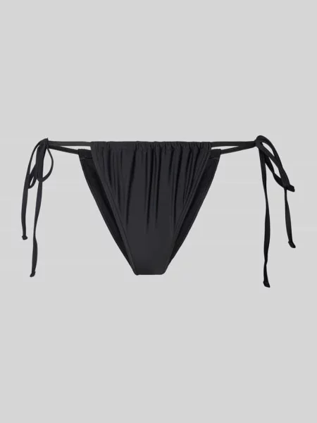 Figi bikini z bocznym wiązaniem model BAOMI' Pieces czarne