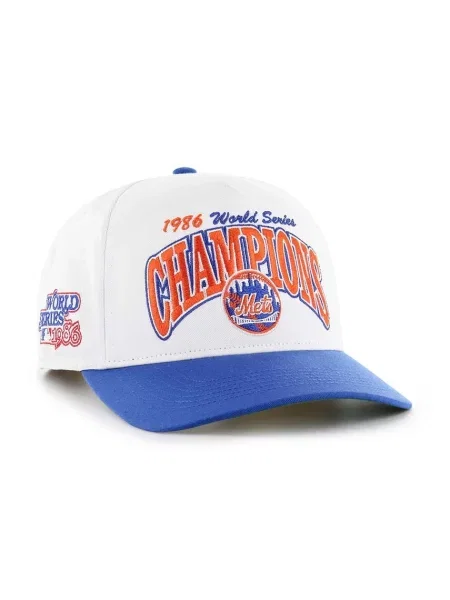 Šiltovka s prímesou vlny 47 brand MLB New York Mets biela