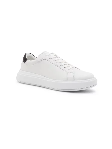 Bőr félcipo Calvin Klein fehér