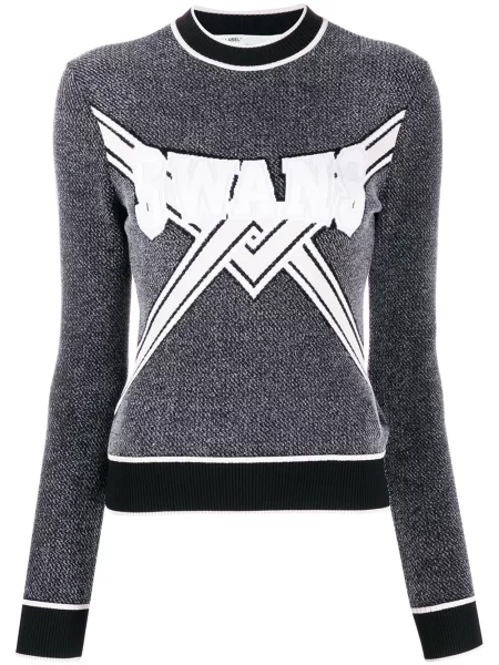 Top Off-white tricotate alb