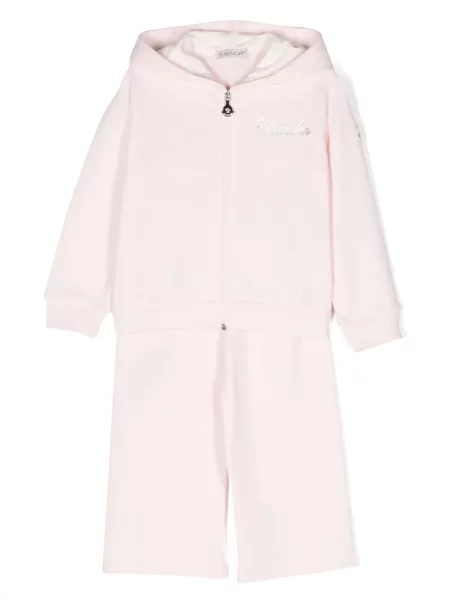 Komplet dresowy dziecięcy Moncler Enfant różowy