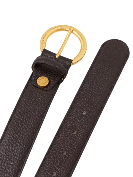 Cu centură curea Gianni Chiarini din piele maro