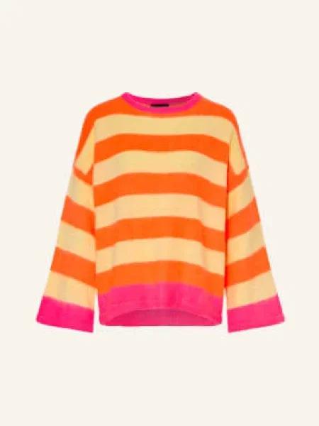 Miss Goodlife Sweter Z Alpaki orange pomarańczowy