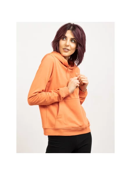 Bluza Herschel klasyczna z logo pomarańczowa