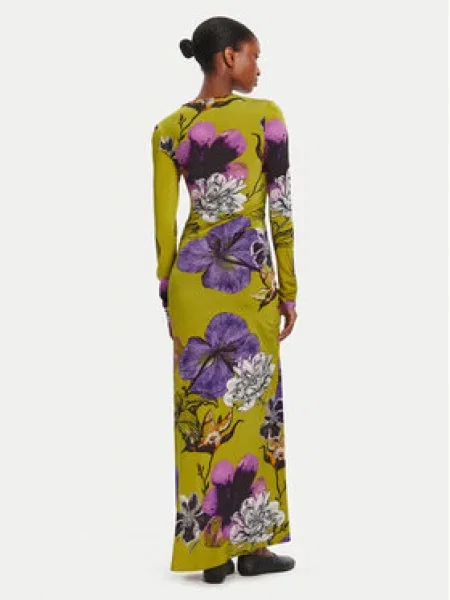 Desigual Haljina za svaki dan Neckline Lacroix zelena