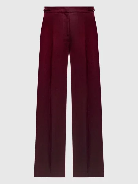 Штани Vesta із льону Gabriela Hearst бордові