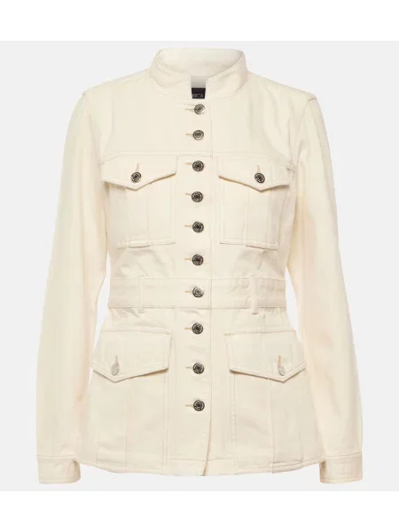 Geacă de blugi Veronica Beard alb