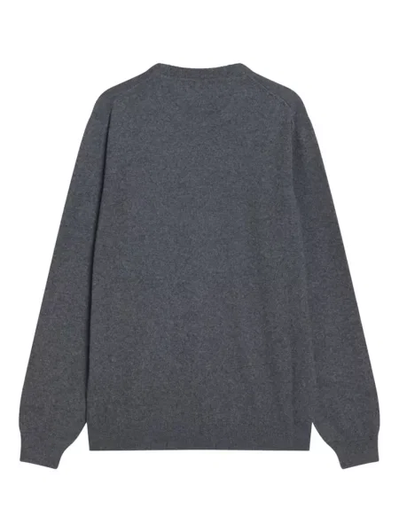 Pulover Loro Piana cu decolteu rotund gri