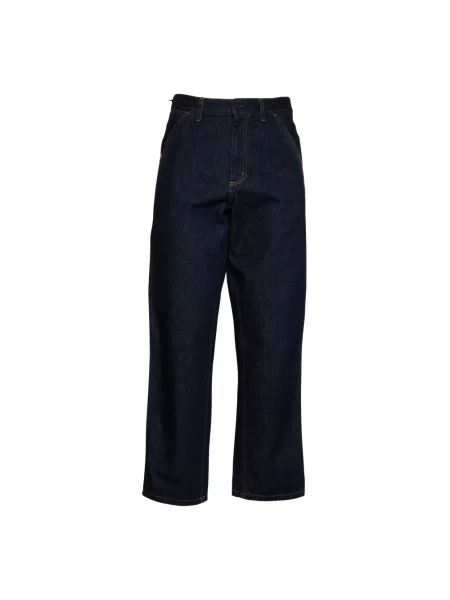 Spodnie Carhartt Wip niebieskie