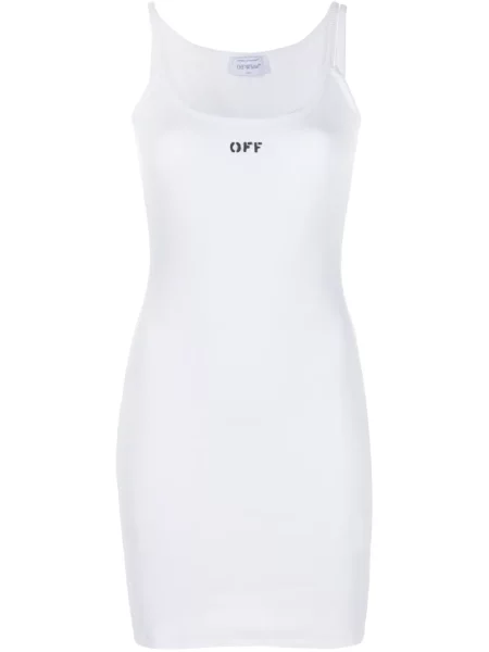 Rochie Off-white din jerseu