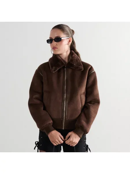 Куртка Cropp коричневая