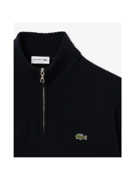 Sweter Lacoste granatowy