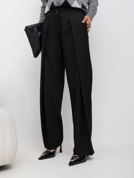 Hlače Italy Moda crna