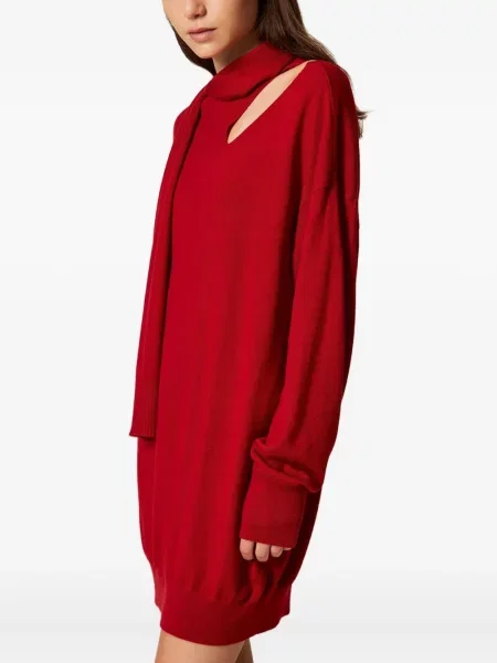 Rochie mini Twinset de costum roșu