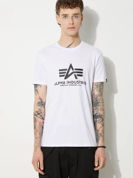 Μπλούζα Alpha Industries λευκό