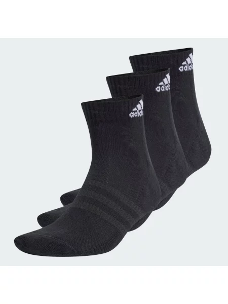 Adidas Nízké ponožky Unisex Cushioned Sportswear Ankle Socks 3 Pairs Černá bílé