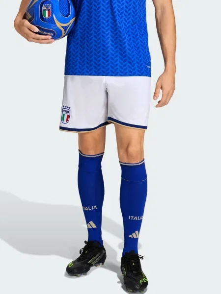 ADIDAS PERFORMANCE Sportske hlače Italy 26 Home zlatna / crna bijela