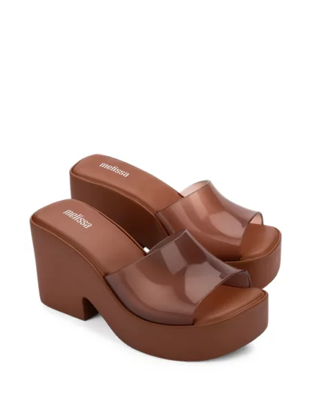Sandale Melissa cu platformă maro