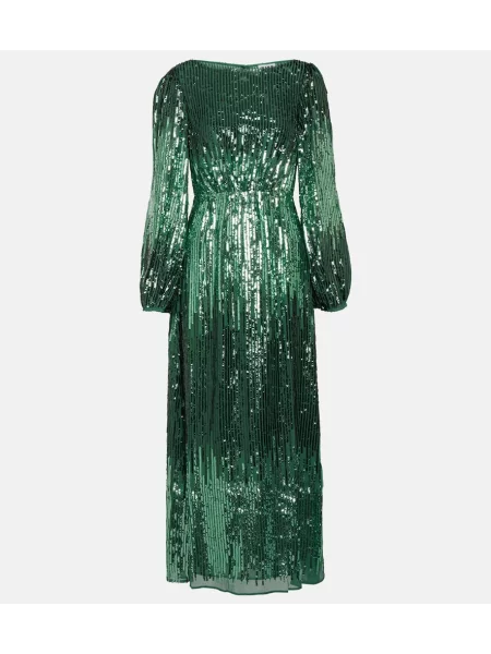 Rochie maxi Rixo de costum verde
