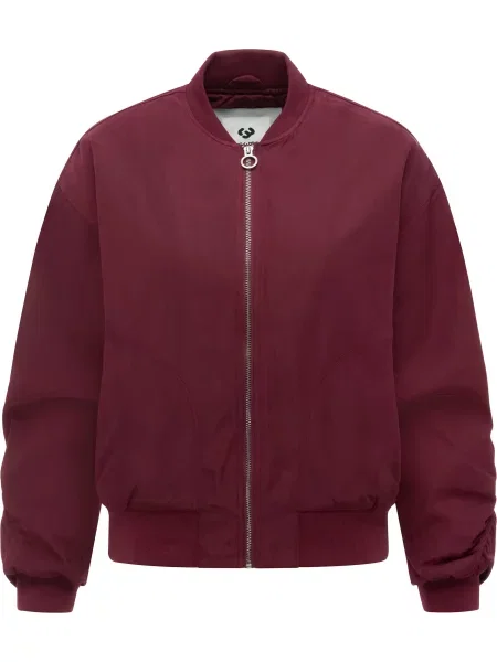 Ragwear Geacă de primăvară-toamnă Allyra Y bordeaux roșu