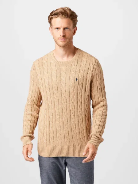 Polo Ralph Lauren Pulover Driver cămilă maro