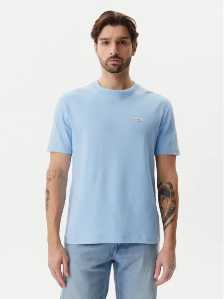 Тениска Calvin Klein Jeans синьо