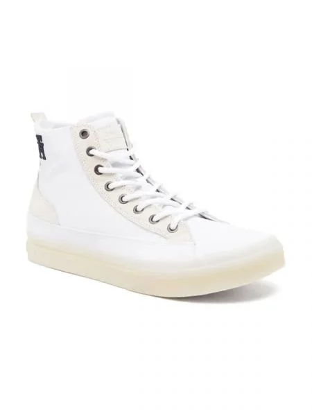 Tommy Hilfiger Sneakers STREET MIX cu adaos de piele alb