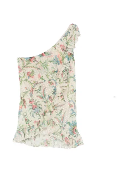 Top Etro cu model floral cu volane