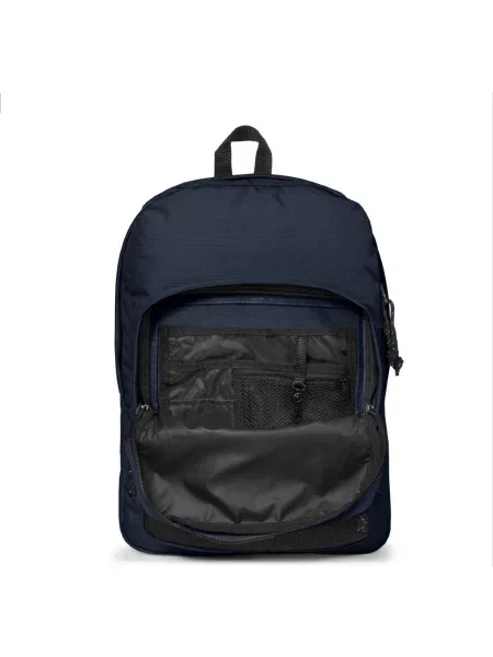 EASTPAK Hátizsák Pinnacle tengerészkék / cseresznyepiros / fekete fehér